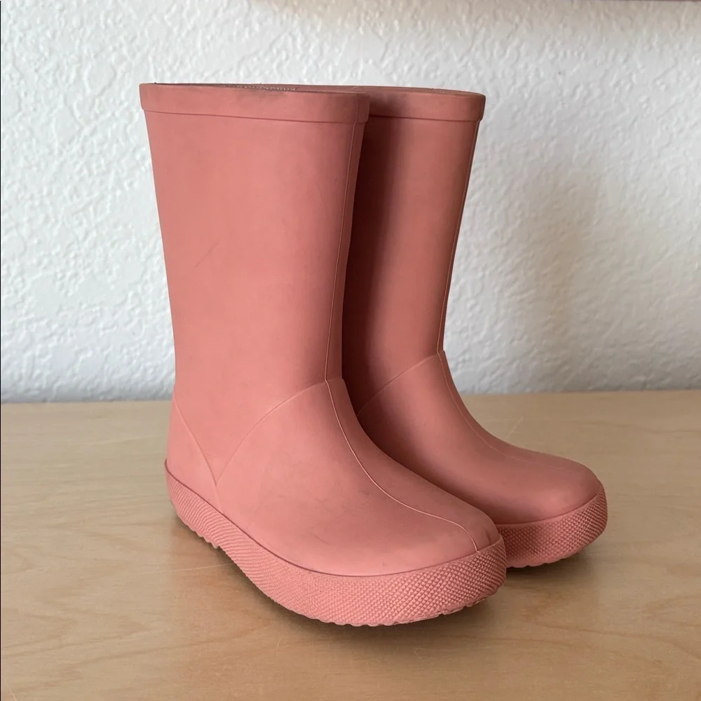 Zara Toddler Kids 25 Purple Dusty Rose Pink Rain Boots